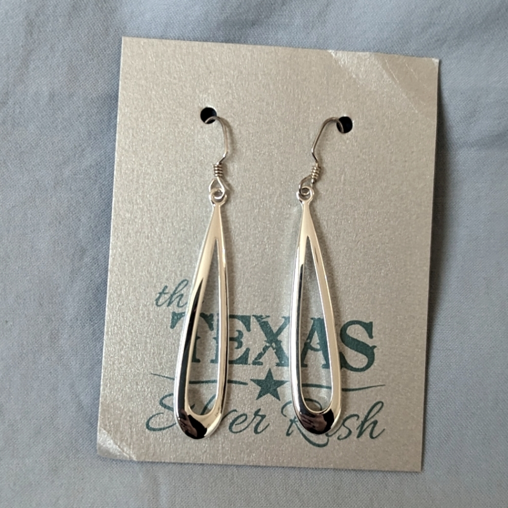 Stunning, handcrafted Sterling Silver Earrings from The Texas Silver Rush!